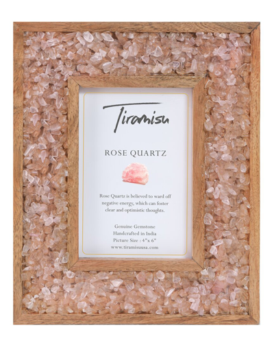 Tiramisu Pink Moonglow Rose Quartz Picture Frame