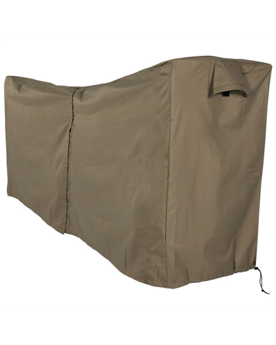 Sunnydaze Log Rack Cover In Brown