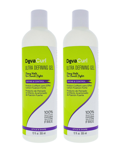 Devacurl 12oz  Ultra Defining Gel Pack Of 2