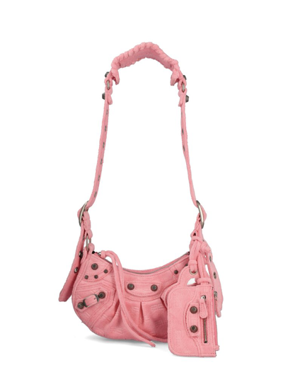 Balenciaga Le Cagole Xs Shoulder Bag In Pink