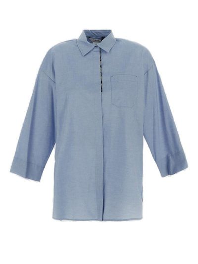 's Max Mara Buttoned Long In Blue