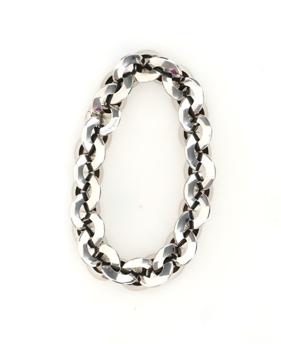 Alexander Mcqueen Eyelet Chain Choker Necklace In Silver