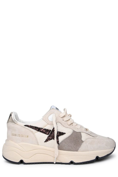 Golden Goose Deluxe Brand Star Embellished Lace In Beige