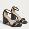 Sam Edelman Daniella Ankle-strap Leather Sandals In Black