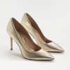 Sam Edelman Hazel Pointed-toe Heels In Gold