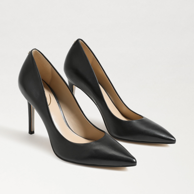 SAM EDELMAN SAM EDELMAN HAZEL POINTED TOE PUMP BLACK LEATHER