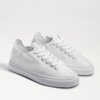 Sam Edelman Poppy Lace-up Sneaker White Leather In White