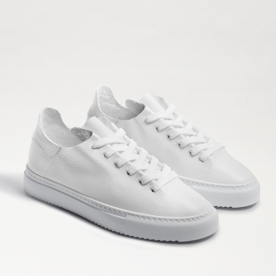 Sam Edelman Poppy Lace-up Sneaker White Leather