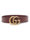 GUCCI GG-BUCKLE LEATHER BELT