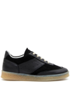 Mm6 Maison Margiela 6 Court Low-top Sneakers In Black