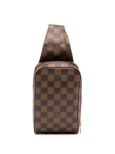 Pre-owned Louis Vuitton 2005  Geronimos Belt Bag In Brown