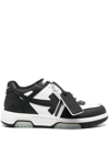 Off-white Off White Out Of Office Leather Sneakers In White
