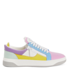 Giuseppe Zanotti Gz94 Colour-block Sneakers In Multicolor