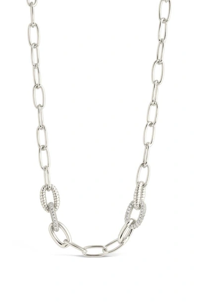 Sterling Forever Samar Necklace In Silver