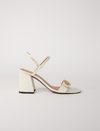 MAJE LEATHER SANDALS FOR FALL/WINTER