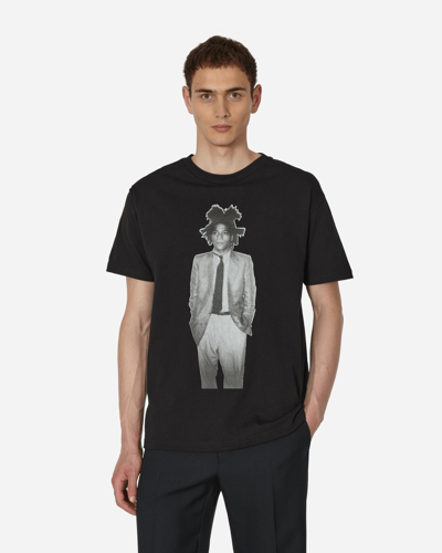 Wacko Maria Jean-michel Basquiat T-shirt (type-2) Black In White