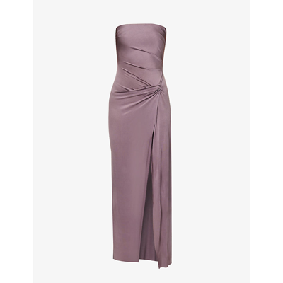 Bec & Bridge Purple Petra Maxi Dress In Mauve