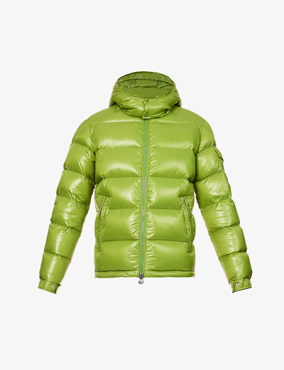 Moncler Green Maya Down Jacket