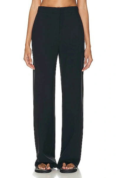 The Row Delton Loose Trousers In Blue