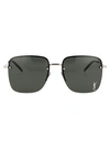 Saint Laurent Sunglasses In Grey