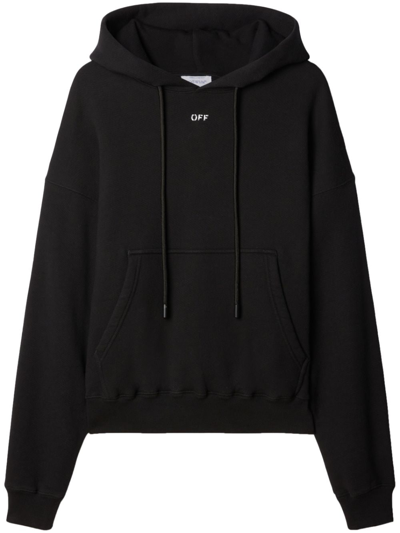 OFF-WHITE OFF STAMP COTTON HOODIE