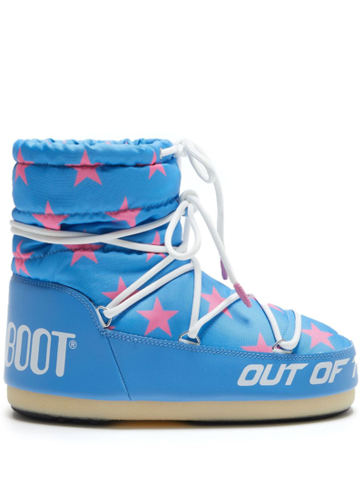 Moon Boot Icon Low Star Boots In Blue