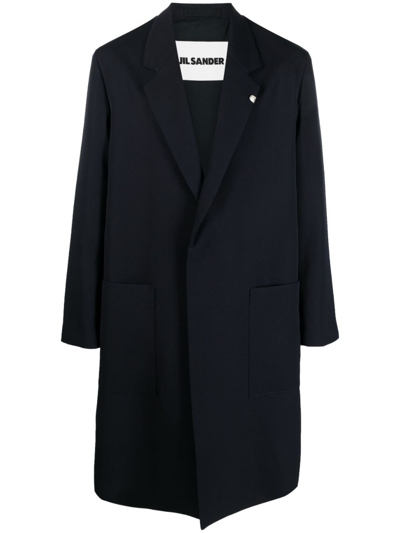 コート Jil Sander SS23 Black wool blend coat (J52AA0001J40028 001) Jil Sander SS23 Black wool blend coat (J52AA0001J40028 001