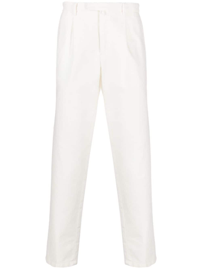Briglia 1949 Cotton Chino Trousers In White