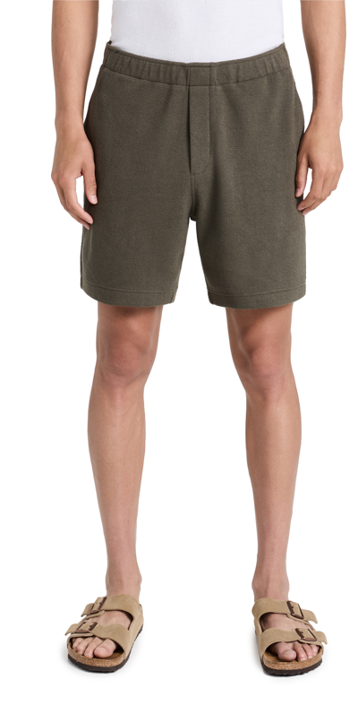 Vince Boucle Pull On Shorts 303cyp L In Cypress