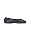 Tory Burch Minnie Travel Ballet Flats Perfect Black In Black  
