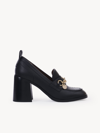 SEE BY CHLOÉ ARYEL PENNY LOAFER BLACK SIZE 7 100% CALF-SKIN LEATHER