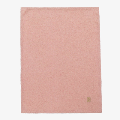 Jamiks Girls Pink Sherpa Fleece Baby Blanket (85cm)