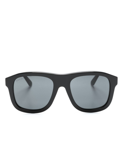 Gucci Square-frame Sunglasses In Schwarz