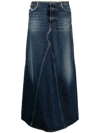 DIESEL DE-PAGO-S DENIM MAXI SKIRT