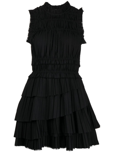 SEA GREIR PLEATED MINIDRESS