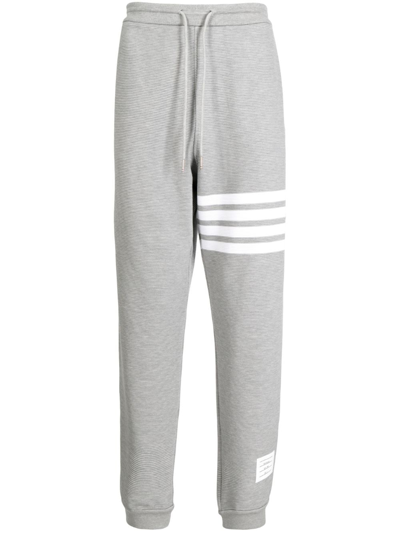 Thom Browne 4-bar Stripe Track Trousers In Grey