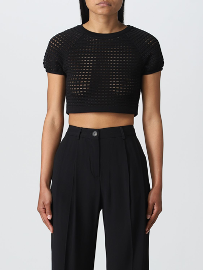 Genny Sweatshirt  Woman Color Black In Black