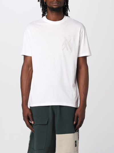 Armani Exchange T-shirt  Men Color White In White