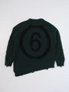 Mm6 Maison Margiela Sweater  Kids Color Green