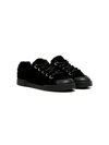 Dolce & Gabbana Textured Low-top Sneakers In Black