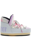 Moon Boot Icon Pumps Tie-dye Boots In Grey