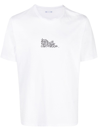 Jacob Cohen Logo-print Cotton T-shirt In White