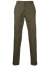 PAUL SMITH MID-RISE SLIM-FIT CHINOS