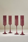 Anthropologie Set Of 4 Morgan Flutes