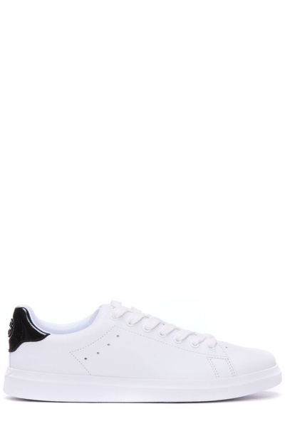 Tory Burch Branded Heel-counter Low-top Sneakers In White