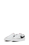 Nike Kids Black & White Blazer Low '77 Big Kids Sneakers In White/ Black/ Total Orange