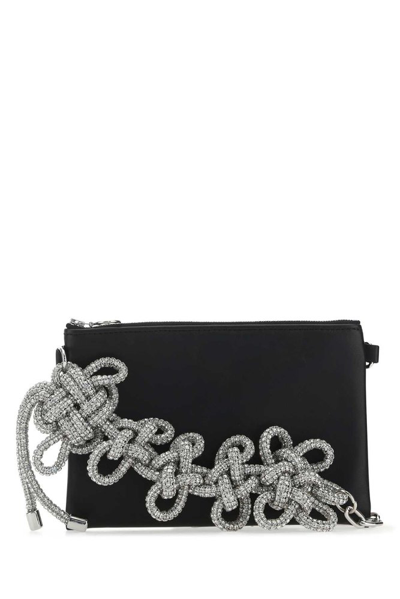 Kara Embellished Zip In Black