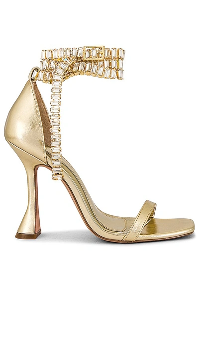 Jlo Jennifer Lopez Hollywood 凉鞋 – 香槟酒色 In Metallic Gold