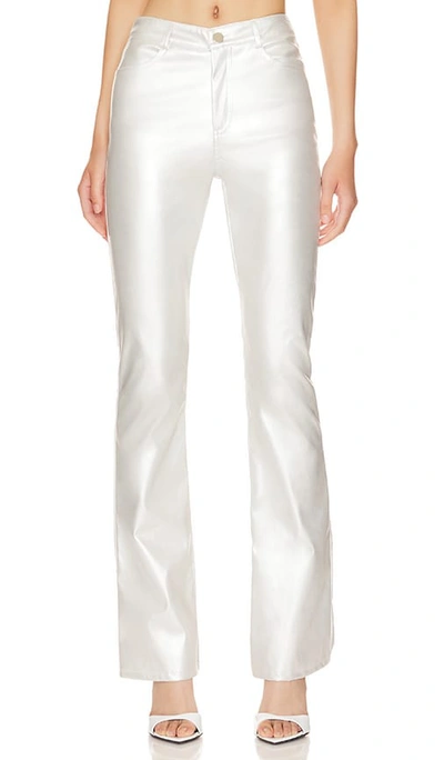 Superdown Shalisa Mid Rise Pant In Silver