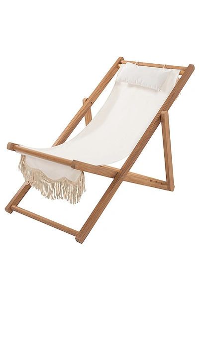 Business & Pleasure Sling Chair In Cream